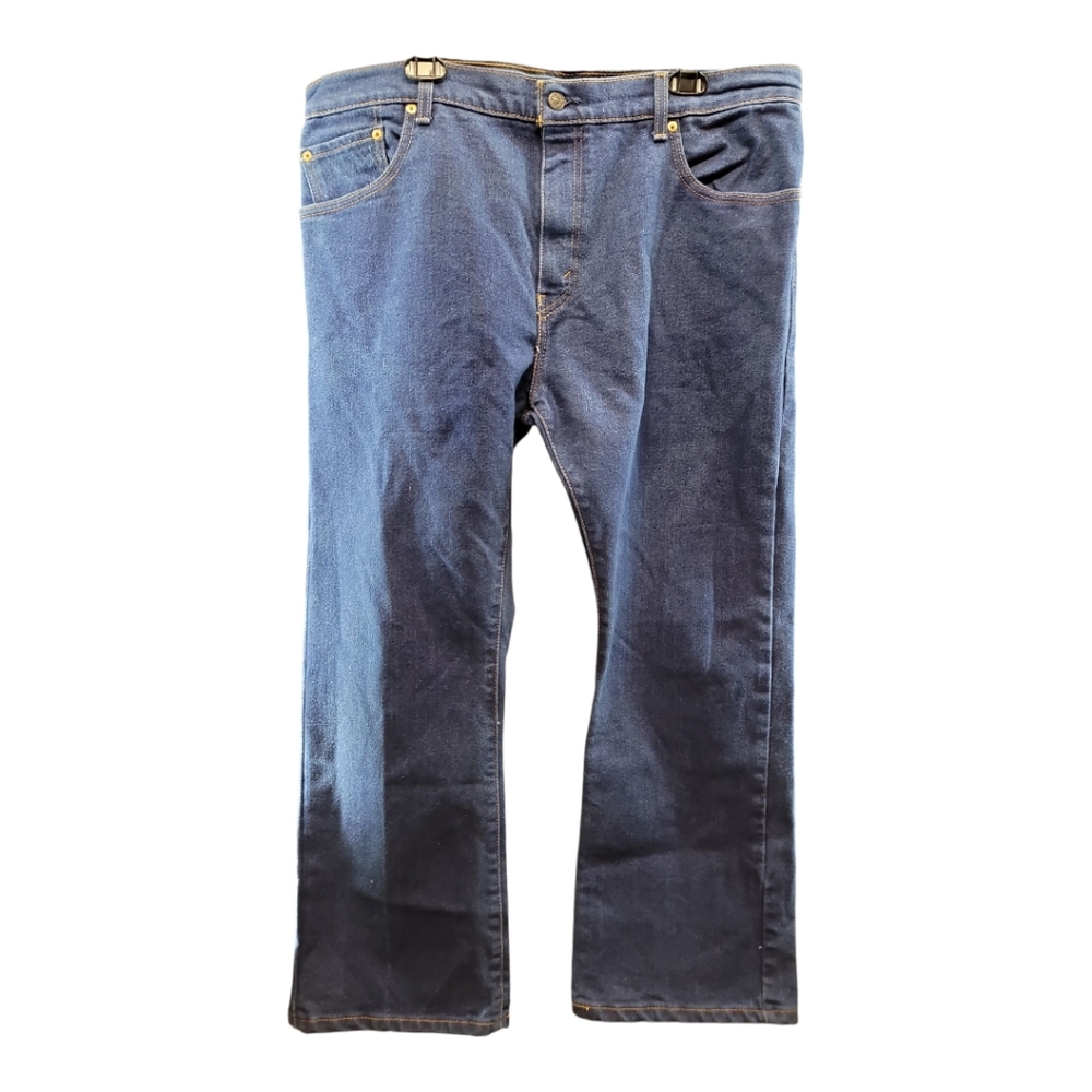 Levi jeans 517 medium blue bootcut unisex cotton poly 40x29 craftsman
